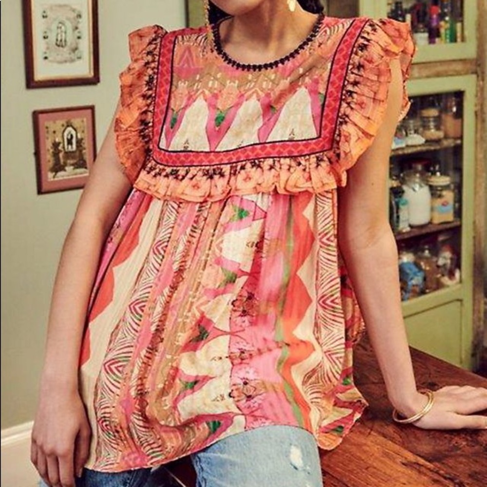 Sanya Ruffled Blouse